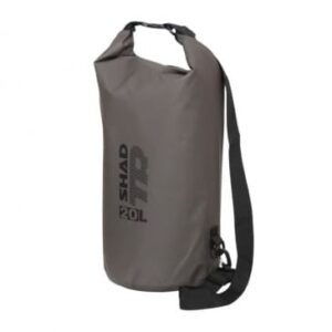 Sac baluchon sacoche moto Shad IB20 imperméable gris 20L (PVC) ()