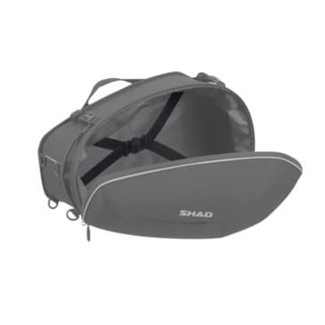 Sacoche cavalière latérale Shad E48 extensibles DE 23 A 29L semi-rigides (Fixation SR Side Bag Holder vendue séparément) (X0SE482) (VENDU A LA PAIRE) – Image 5