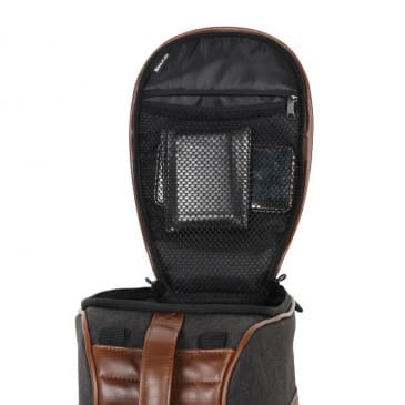 sacoche de réservoir moto Shad SR18 Café Racer imperméable marron 8L (Fixation inclue) (X0SR18) – Image 6