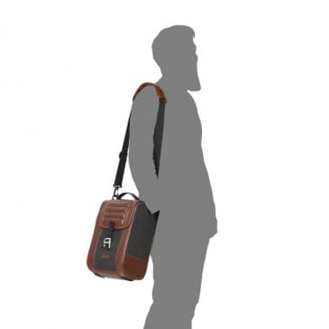 sacoche de réservoir moto Shad SR18 Café Racer imperméable marron 8L (Fixation inclue) (X0SR18) – Image 3