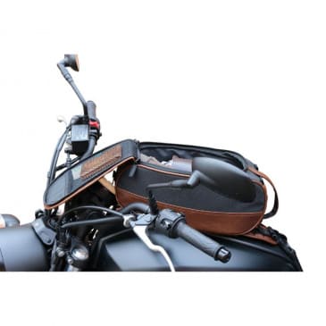 sacoche de réservoir moto Shad SR18 Café Racer imperméable marron 8L (Fixation inclue) (X0SR18) – Image 2