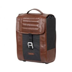 Sacoche cavalière latérale Shad SR38 Café Racer imperméable marron 10L (Fixation SR Side Bag Holder vendue séparément) (X0SR38)