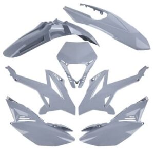 Kit carrosserie Beta 50 RR 2011 - 2020 gris nardo (kit 7 pièces)