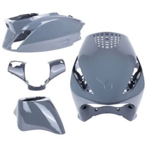 Kit carrosserie Piaggio 50 Zip 2000> gris nardo (kit 4 pièces)