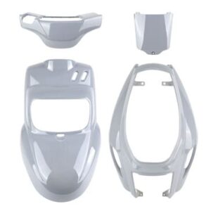 Kit carrosserie MBK 50 Booster 2004> / Yamaha 50 BWS 2004> gris nardo (kit 4 pièces)