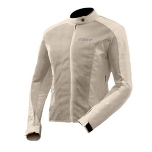 Blouson moto été Eight Aéro-Flow Femme Sable - Style Adventure & Fraîcheur