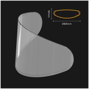 Lentille adhésive antibuée - MEDIUM - 284x91mm - FogCity