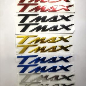 Autocollants 3D Yamaha TMAX – Logos Relief pour Carénages Latéraux