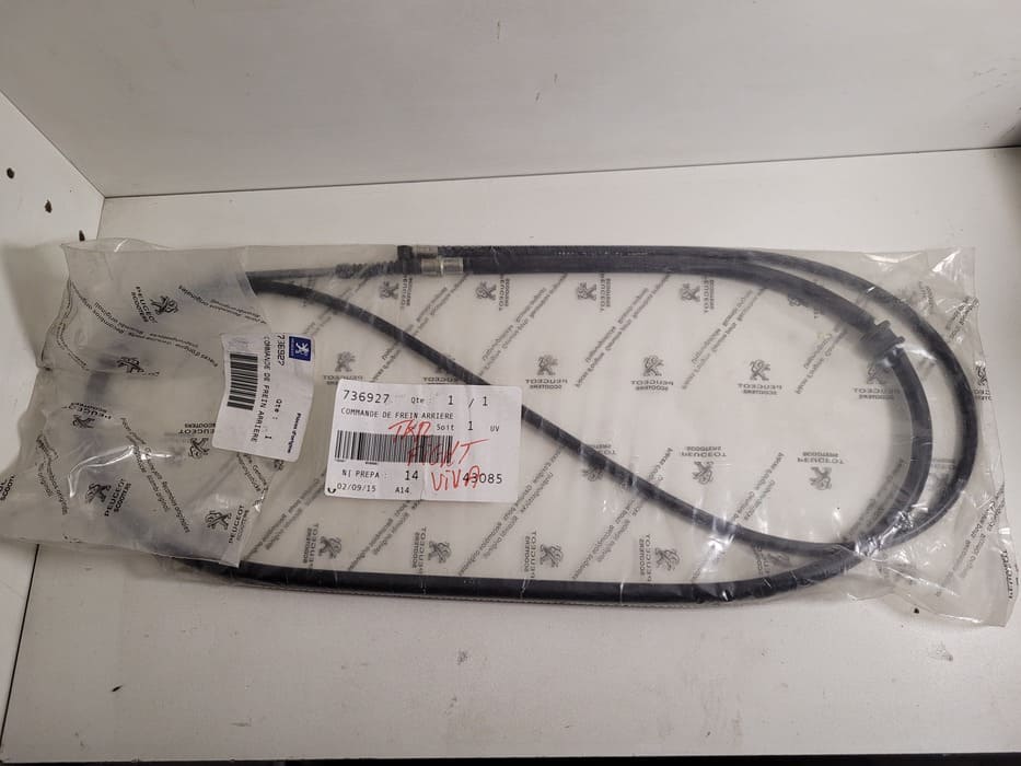 Câble de frein arrière d'origine Peugeot 736927 pour Vivacity, Speedfight, Trekker