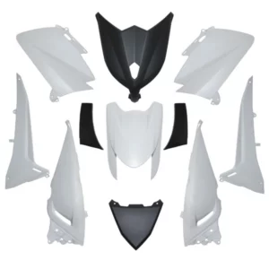 kit carénage Yamaha 530 T-Max 2012+2014 blanc brillant (11 pièces)  -P2R-