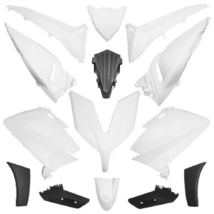 kit carénage Yamaha 530 T-Max 2015+2016 blanc brillant (14 pièces)
