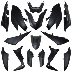 kit carénage Yamaha 530 T-Max 2017+2019 noir mat (15 pièces)